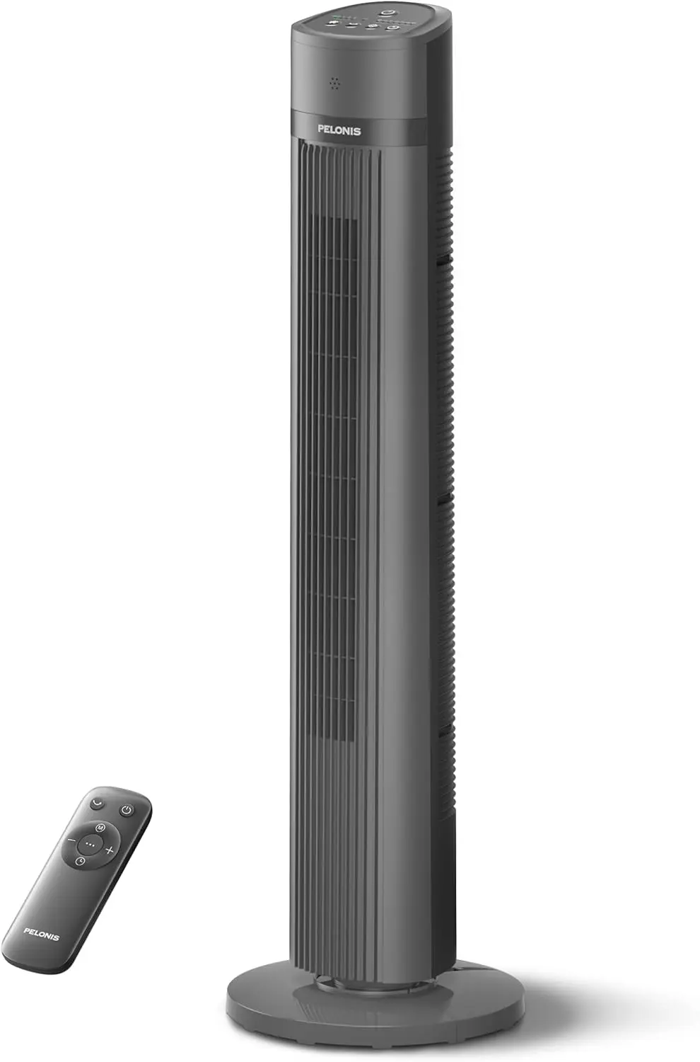 PELONIS 40-inch Bladeless Tower Fan for Bedroom, Standing Fan with Remote Control